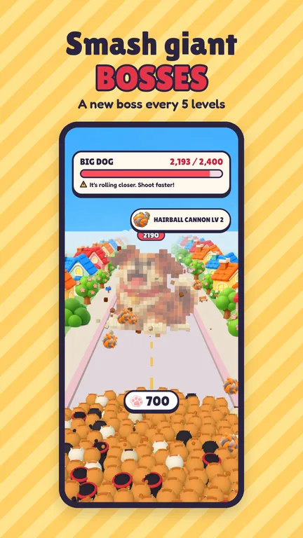 Meowtiply: Take down giant bosses